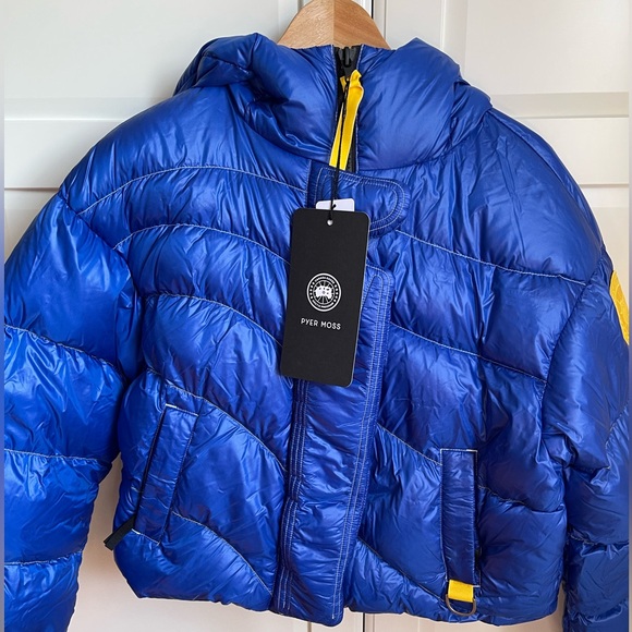Canada Goose Pyer Moss Reversible Crop Wave Puffer XS NWT - Picture 8 of 10